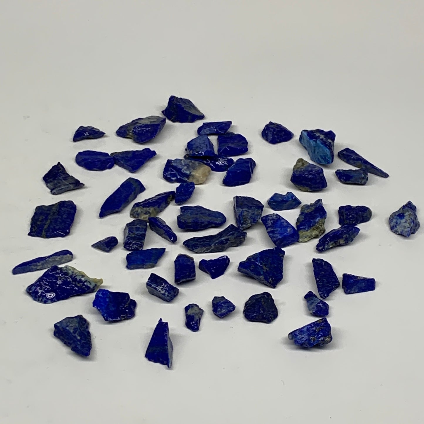 139g,50pcs,0.4"-1.2", Small Tiny Chips Rough Lapis Lazuli @Afghanistan,B11995