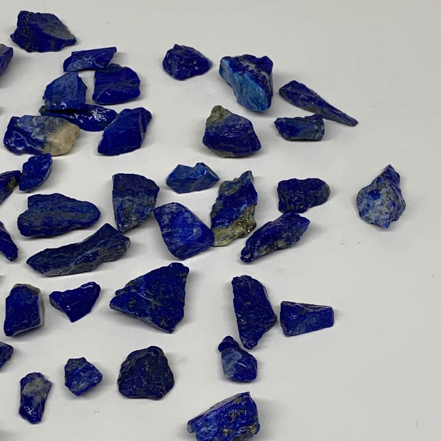 139g,50pcs,0.4"-1.2", Small Tiny Chips Rough Lapis Lazuli @Afghanistan,B11995