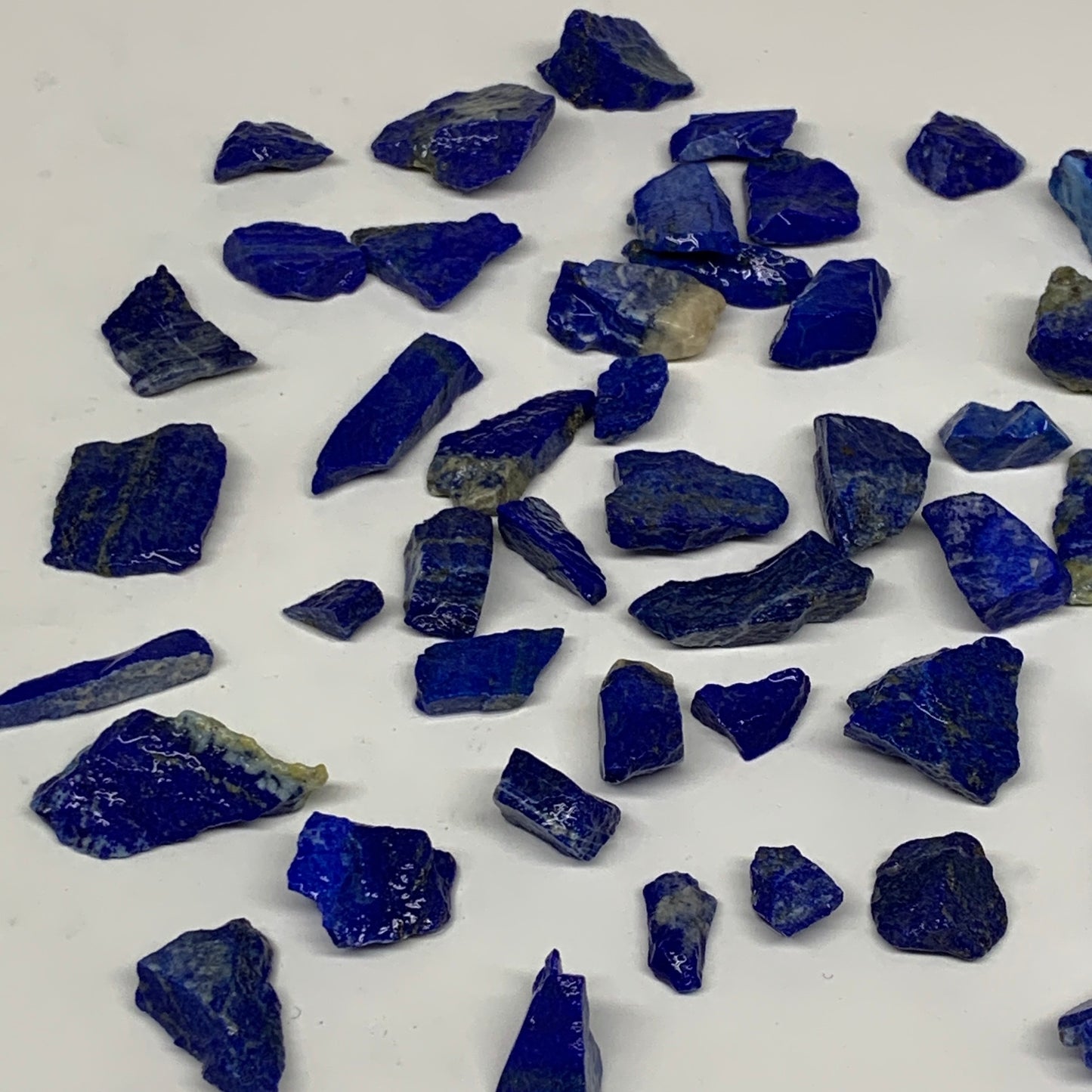 139g,50pcs,0.4"-1.2", Small Tiny Chips Rough Lapis Lazuli @Afghanistan,B11995
