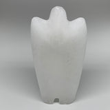 1324g, 7"x4.1"x2.5" White Selenite (Satin Spar) Angel Lamps @Morocco,B9473