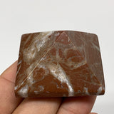 52.7g,1"x1.6" Natural Untreated Red Shell Fossils Pyramid Reiki Energy, F1215