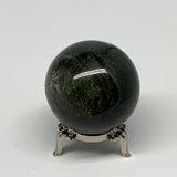 166.7g,2"(49mm), Natural Moss Agate Sphere Ball Gemstone @India,B22470