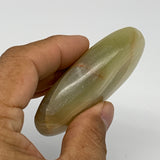 92.3g, 2.7"x1.5"x0.8" Natural Onyx Palm-Stone Reiki @Afghanistan, B24638