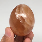 155.3g, 2.2"x1.7" Honey Color Onyx Polished Small Eggs from Morocco, MF3379