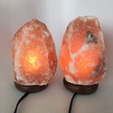 2x Himalaya Natural Handcraft Rough Raw Crystal Salt Lamp,7.75"-8.25"Tall, HL30 - watangem.com