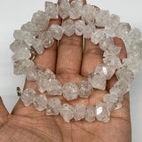 11-18mm, 45 Bds, 90.5g, Natural Terminated Diamond Quartz Beads Strand 16",DQ659