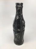 7.5" x 2.4" Black Fossils Orthoceras Coke Bottle Hand Carved Shiny Polish,MF1174