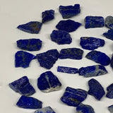 137.2g,31pcs,0.8"-1.3", Small Tiny Chips Rough Lapis Lazuli @Afghanistan,B12005