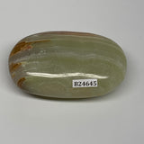 173g, 3.1"x1.9"x1.1" Natural Onyx Palm-Stone Reiki @Afghanistan, B24645