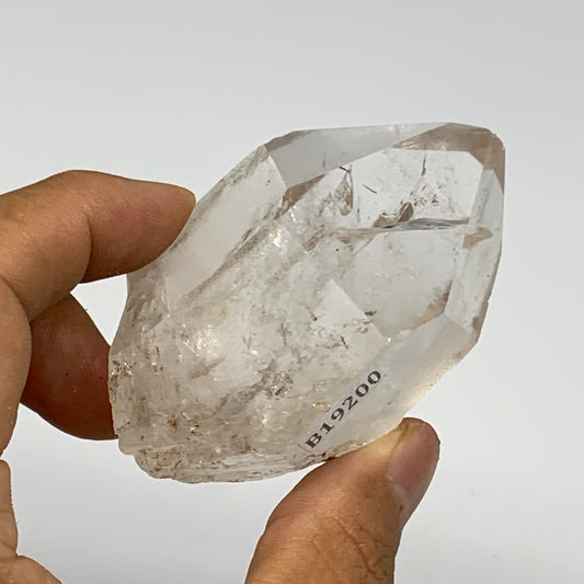 125.7g, 2.8"x1.6"x1.4", Lemurian Quartz Crystal Mineral Specimens @Brazil, B1920