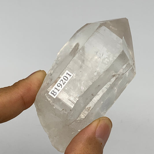 124.7g, 3.1"x1.6"x1.2", Lemurian Quartz Crystal Mineral Specimens @Brazil, B1920