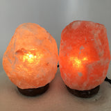 2x Himalaya Natural Handcraft Rough Raw Crystal Salt Lamp, 6.5"-7" Tall,XL137 - watangem.com