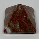 59g,1.2"x1.6" Natural Untreated Red Shell Fossils Pyramid Reiki Energy, F1235