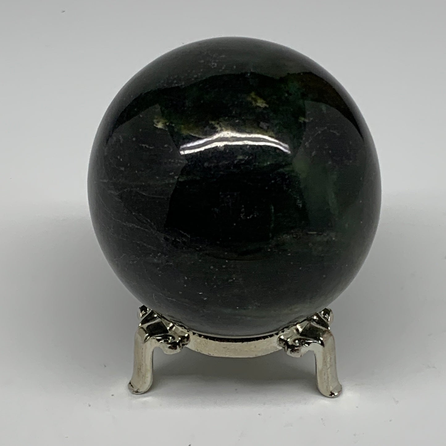 1.12 lbs, 2.8"(71mm) Nephrite Jade Sphere Gemstone,Healing Crystal,B26076