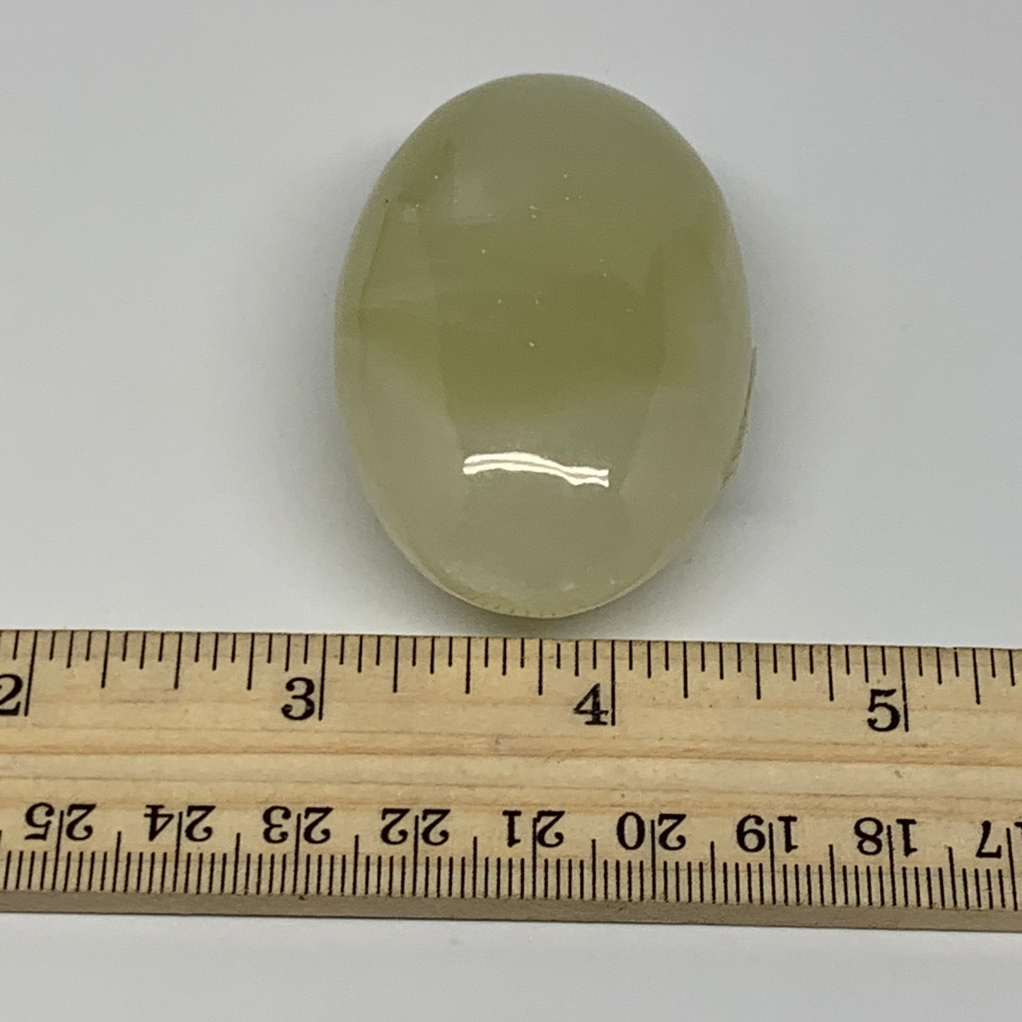 83.9g, 2.3"x1.5"x1" Natural Onyx Palm-Stone Reiki @Afghanistan, B24651