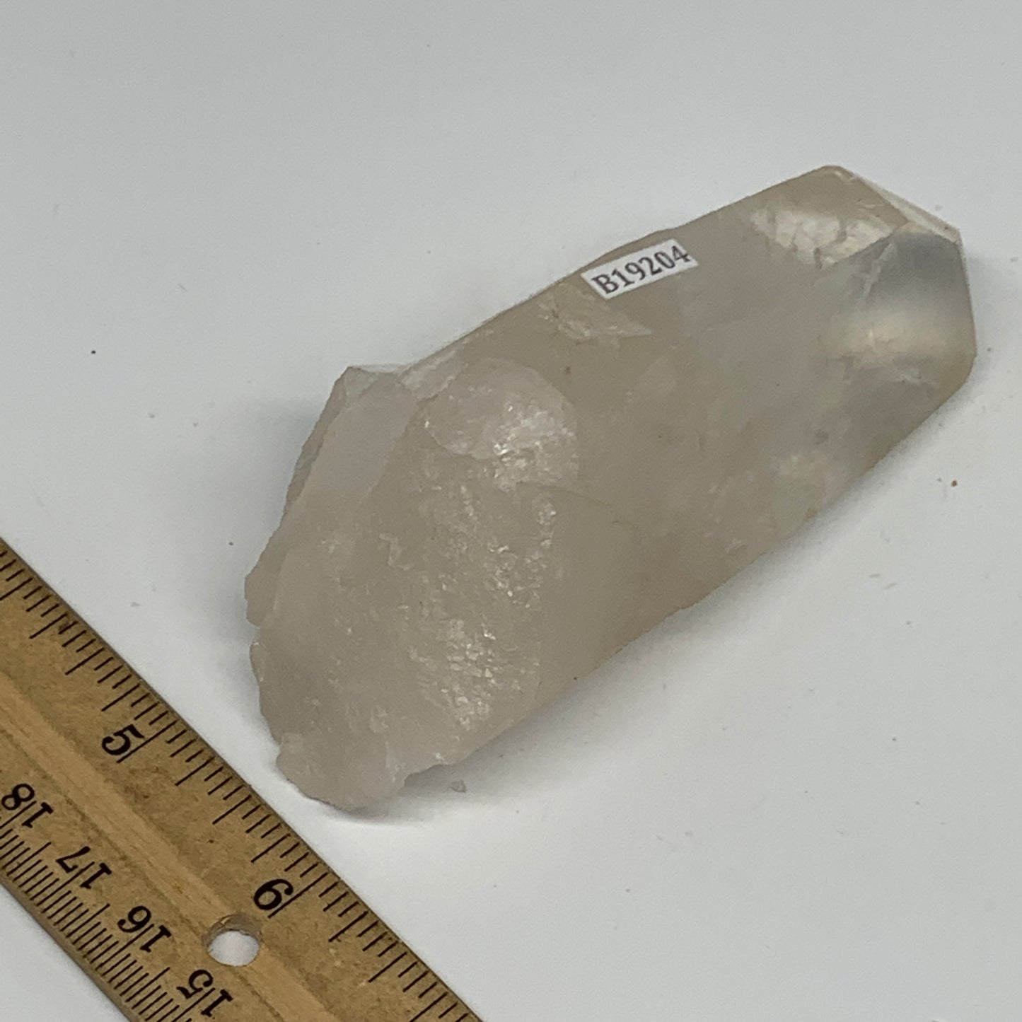 197g, 4.3"x1.8"x1.3", Lemurian Quartz Crystal Mineral Specimens @Brazil, B19204