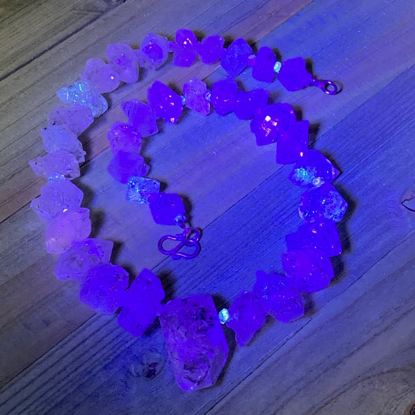 13-33mm, 35 Bds, 106.8g, Natural Terminated Diamond Quartz Beads Strand 16",DQ67