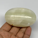 165.4g, 3"x1.9"x1.3" Natural Onyx Palm-Stone Reiki @Afghanistan, B24653