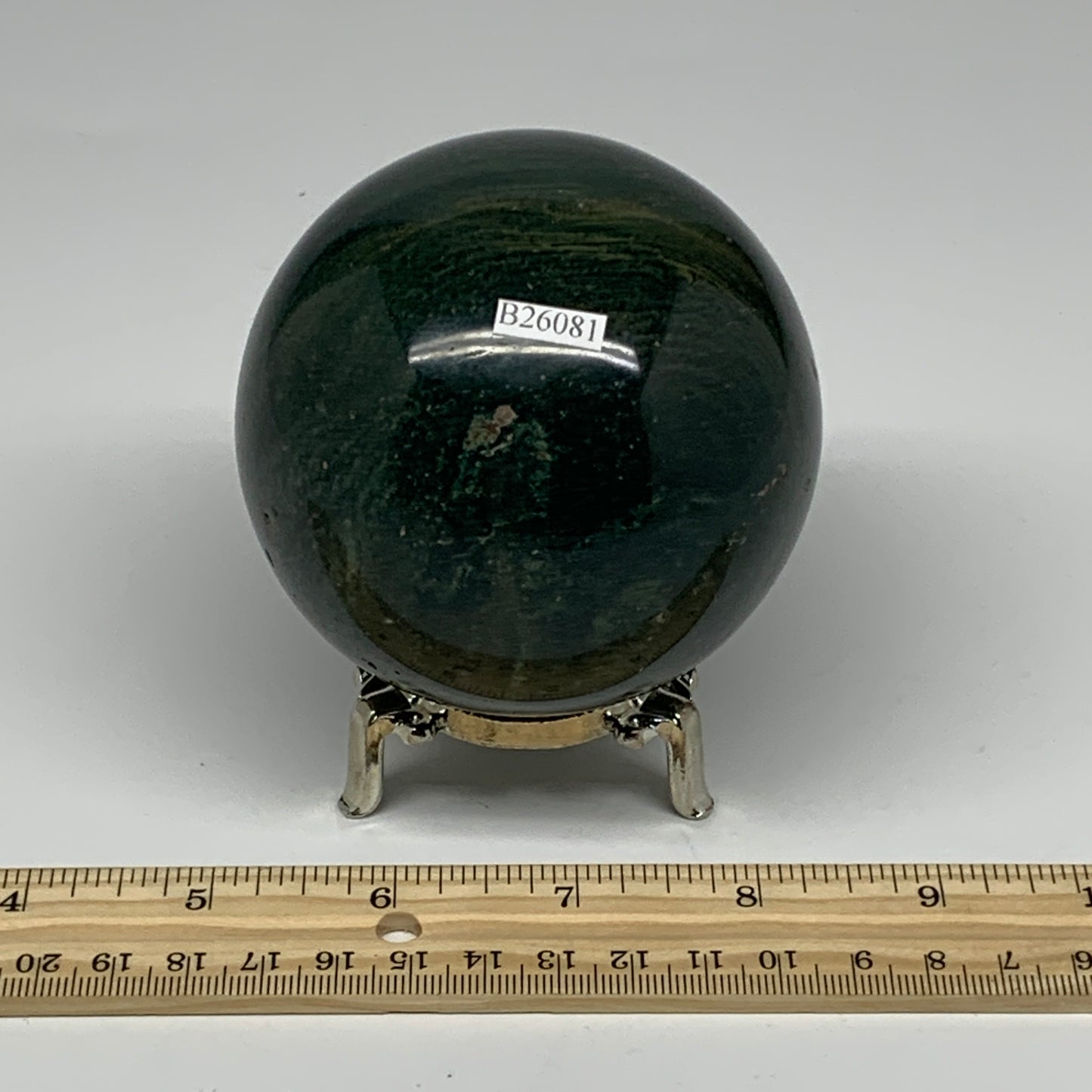723g, 3.2" (81mm), Ocean Jasper Sphere Ball Crystal Reiki @Madagascar, B26081