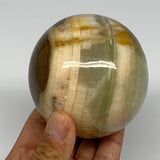 633g, 3" (76mm), Large Green Onyx Sphere Ball Gemstone @Afghanistan, B26082