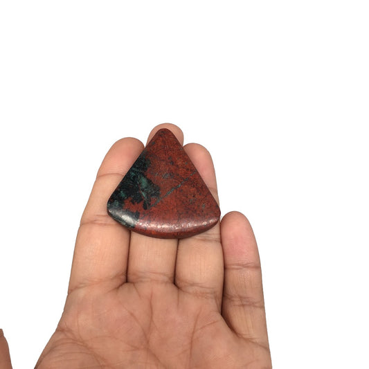19.8g, 1.8"x 1.7" Sonora Sunset Chrysocolla Cuprite Cabochon from Mexico,SC250