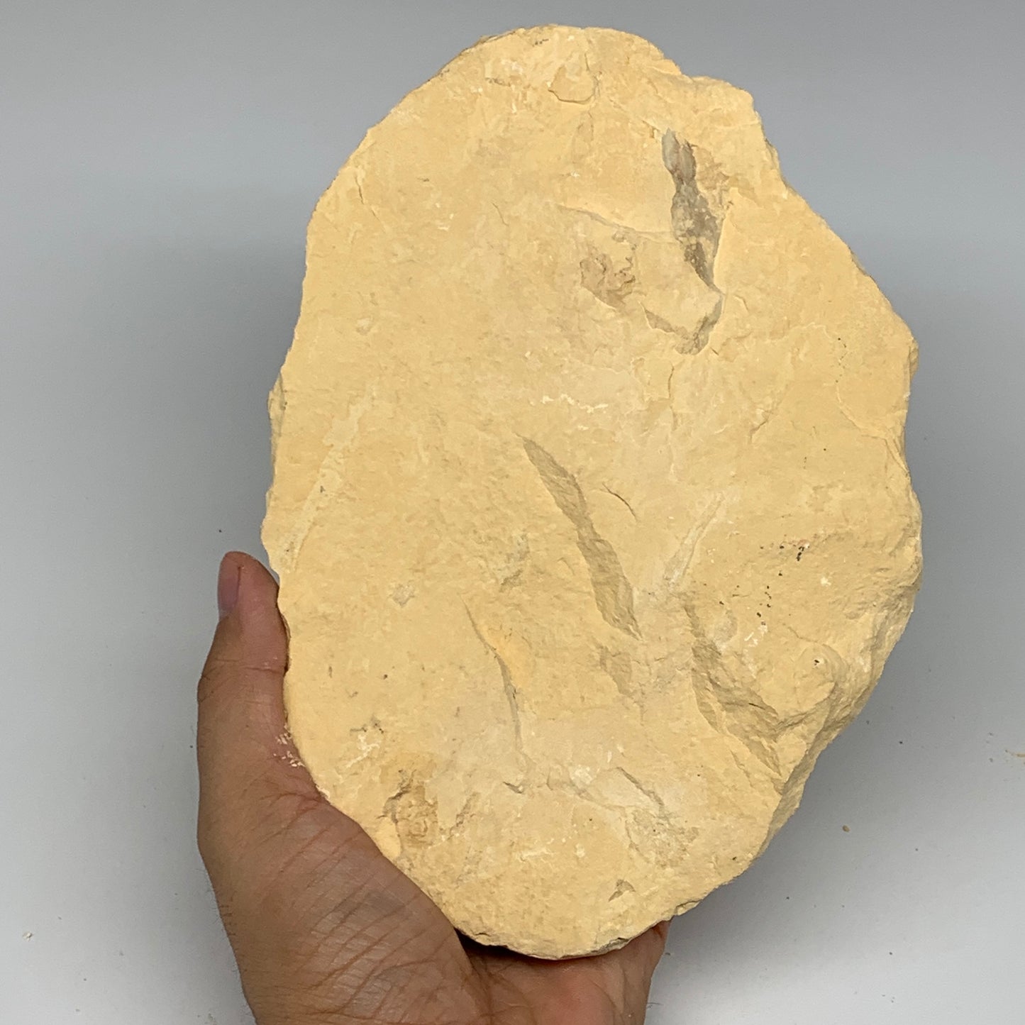 3.04 lbs, 7.5"x5.2"x2.4", Natural Calcite Geode Mineral Specimens @Morocco, B111