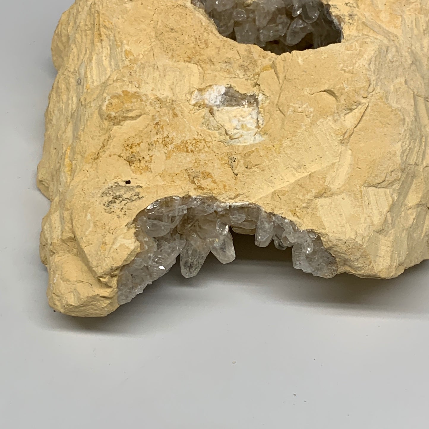 3.73 lbs, 7.25"x6"x3.4", Natural Calcite Geode Mineral Specimens @Morocco, B1119