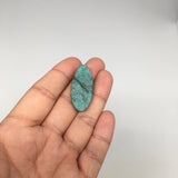 6.5g, 1.3"x 0.6" Sonora Sunset Chrysocolla Cuprite Cabochon from Mexico,SC254