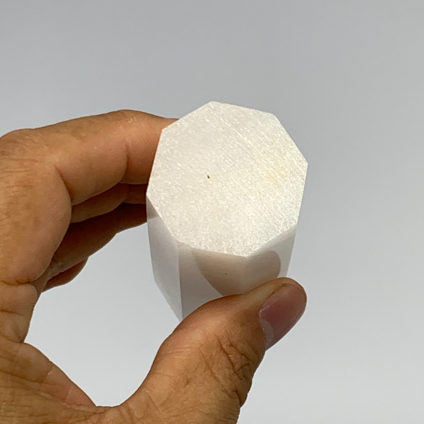 163.8g, 3.8"x1.2"  Pink Calcite Point Tower Obelisk Crystal, B23266