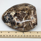 1112g,5"x4.5"x2.5"Natural Black Opal Freeform Polished Gemstone Stands,B987