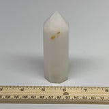 163.8g, 3.8"x1.2"  Pink Calcite Point Tower Obelisk Crystal, B23266