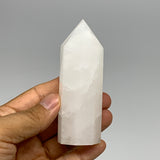 151g, 3.6"x1.1"  Pink Calcite Point Tower Obelisk Crystal, B23268