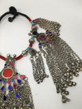 498 Grams Afghan Kuchi Jingle Coins Chain Bells Boho ATS Pendants Necklace,KC169 - watangem.com