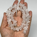 12-17mm, 46 Bds, 84.5g, Natural Terminated Diamond Quartz Beads Strand 16",DQ688