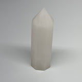 188.2g, 3.9"x1.2"  Pink Calcite Point Tower Obelisk Crystal, B23273