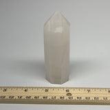 170.8g, 3.8"x1.2"  Pink Calcite Point Tower Obelisk Crystal, B23274