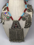 300 Grams Afghan Kuchi Jingle Coins Chain Boho ATS Pendants Necklace,KC181 - watangem.com