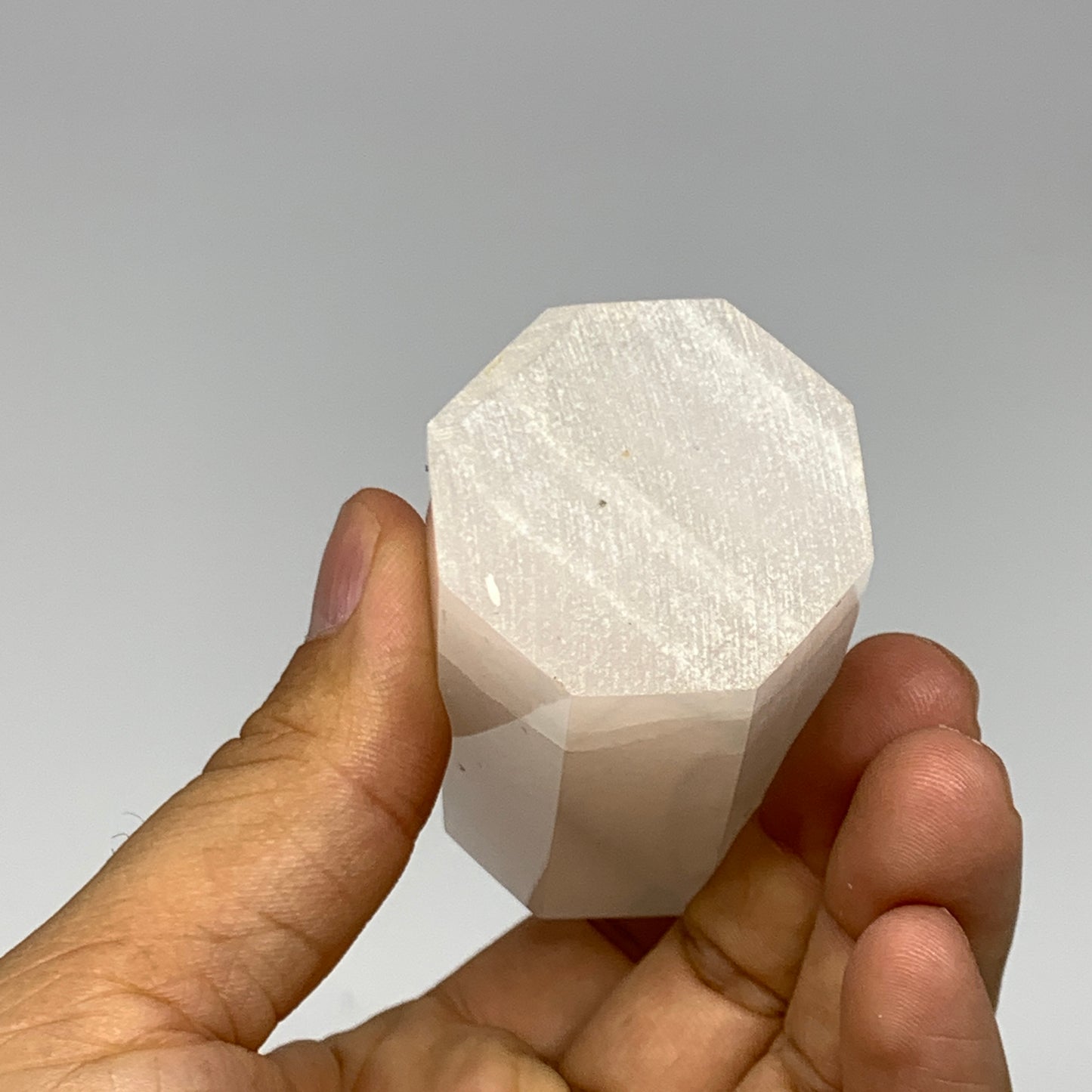 198.5g, 3.5"x1.4"  Pink Calcite Point Tower Obelisk Crystal, B23275