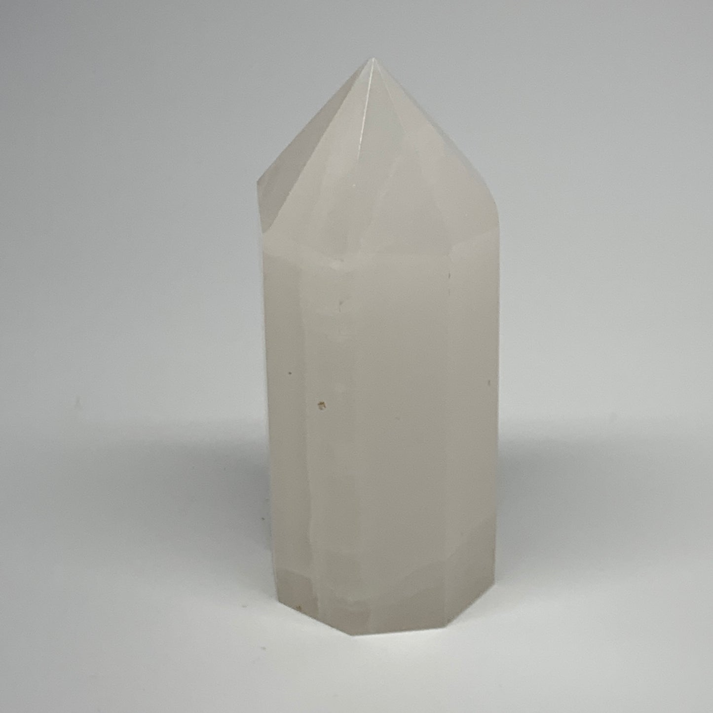 198.5g, 3.5"x1.4"  Pink Calcite Point Tower Obelisk Crystal, B23275