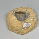 3.22 lbs, 7"x6.25"x2.2", Natural Calcite Geode Mineral Specimens @Morocco, B1117
