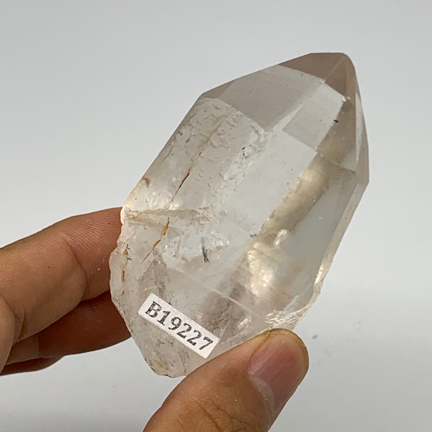 102.7g, 2.7"x1.6"x1.2", Lemurian Quartz Crystal Mineral Specimens @Brazil, B1922