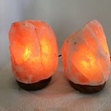 2x Himalaya Natural Handcraft Rough Raw Crystal Salt Lamp,6.25"-6.5"Tall,XL188 - watangem.com
