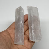 112.9g, 4"x0.8-1.3"x0.5"-0.8", Natural Rough Solid Selenite Crystal Blade Wand S