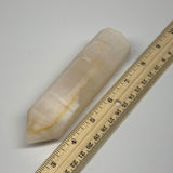 274.2g, 5"x1.3"  Pink Calcite Point Tower Obelisk Crystal, B23279