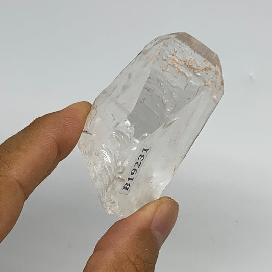 63.2g, 2.2"x1.3"x1.2", Lemurian Quartz Crystal Mineral Specimens @Brazil, B19231