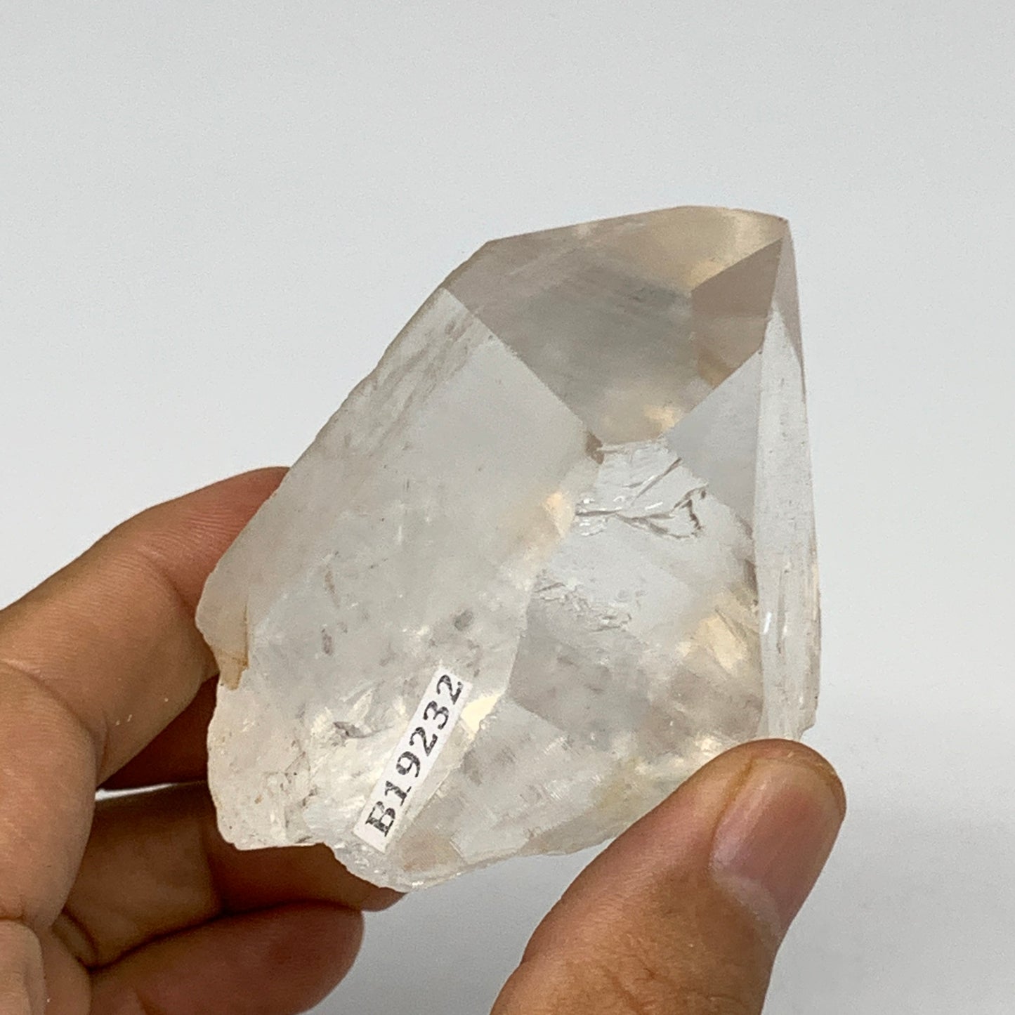 184.8g, 2.9"x2.1"x2", Lemurian Quartz Crystal Mineral Specimens @Brazil, B19232