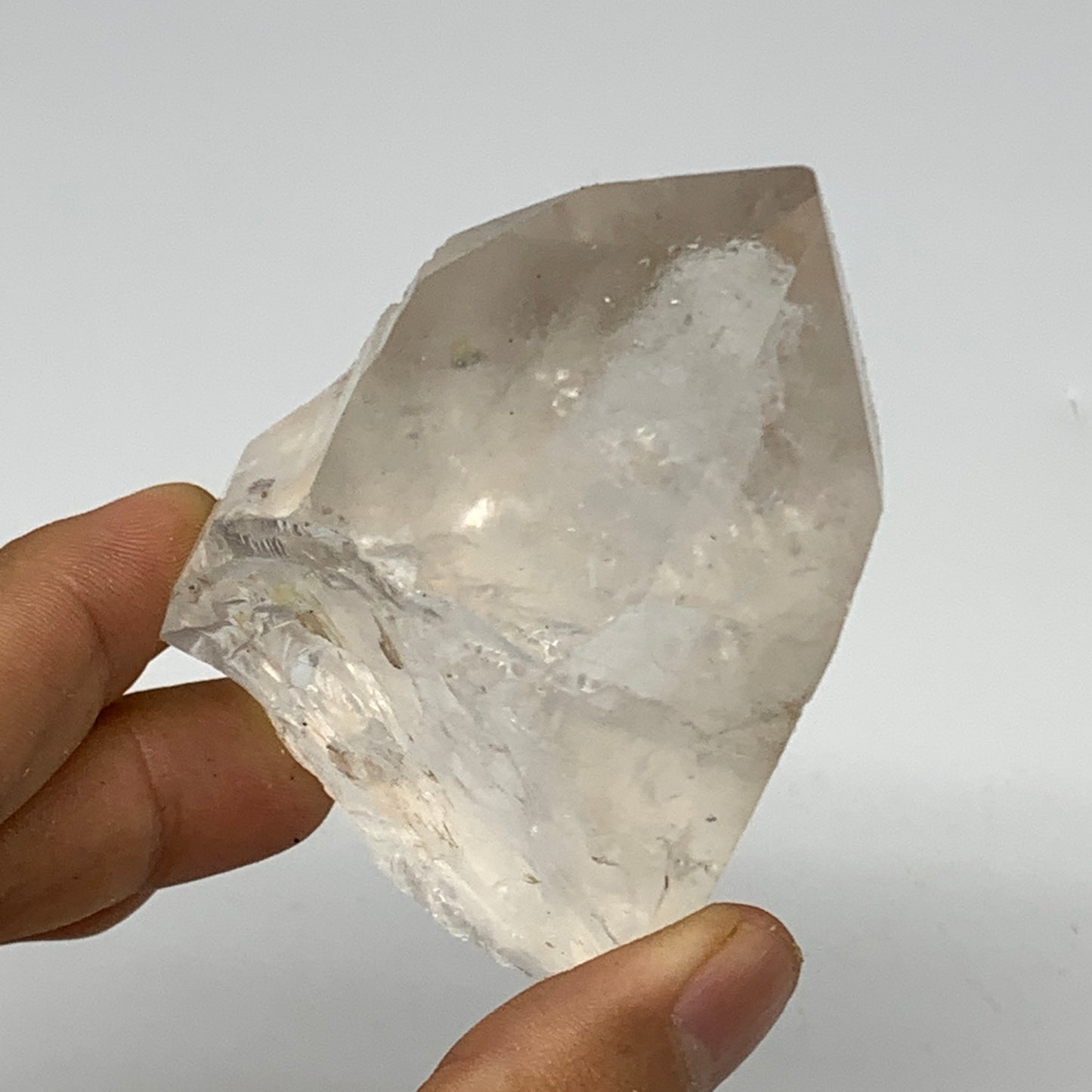 184.8g, 2.9"x2.1"x2", Lemurian Quartz Crystal Mineral Specimens @Brazil, B19232