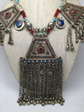 340 Grams Afghan Kuchi Jingle Coins Chain Boho ATS Pendants Necklace,KC195