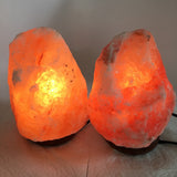 2x Himalaya Natural Handcraft Rough Raw Crystal Salt Lamp,7.5"-7.5"Tall,XL231 - watangem.com