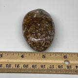 96.4g, 2.4"x1.7"x1" Natural Agate Palm-Stone Reiki Energy Crystal Reiki,B3065